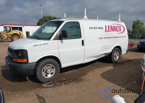 2017 Chevrolet Express 2500 Work Van from USA, damaged, VIN 1GCWGAFF8H1103874